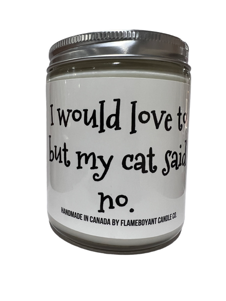 I would love too but my cat said no