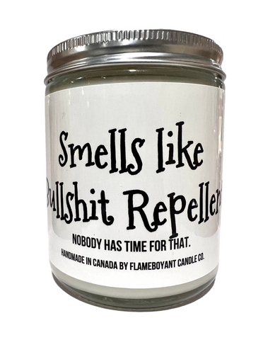 Smells like bullshit repellent