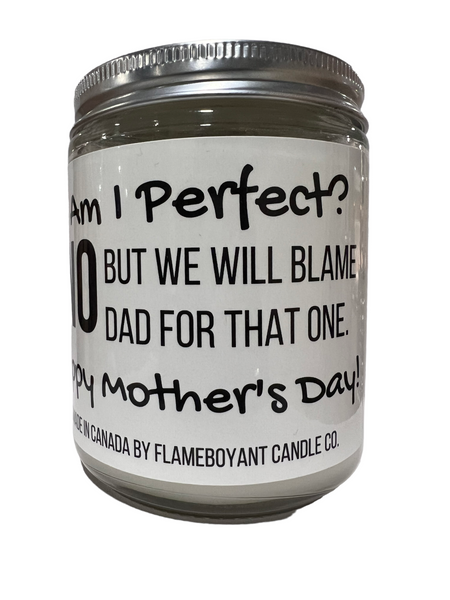 Am I Perfect, No But We Will B lame Dad For That One Happy Mothers Day